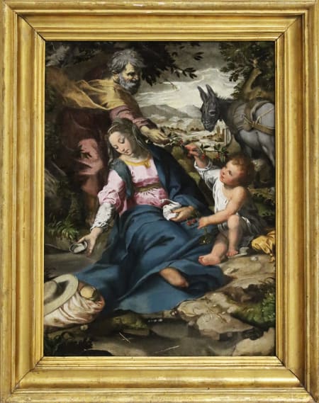 (Da) Federico Barocci — Riposo durante la fuga in Egitto